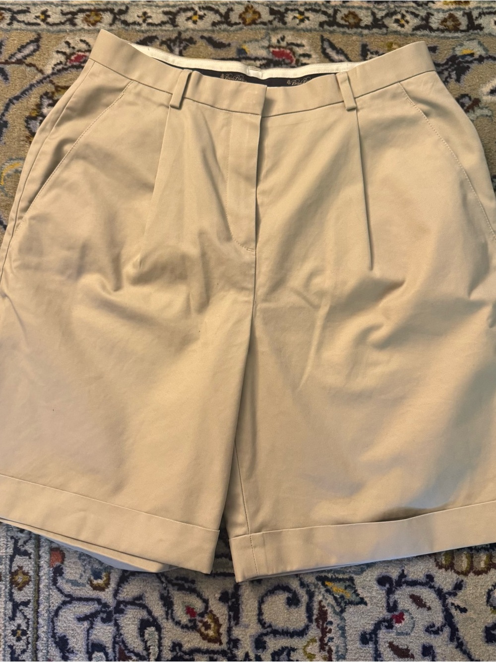 Brooks Brothers neutral Bermuda shorts